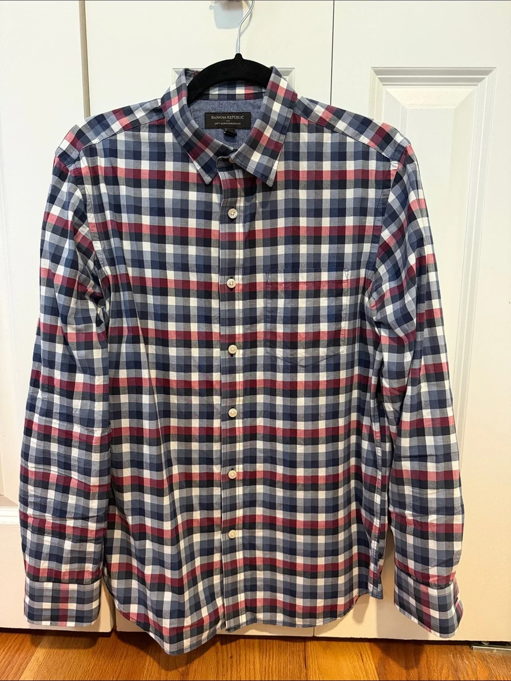 Banana Republic smart plaid
